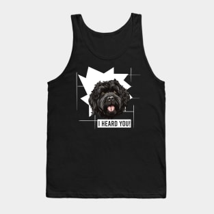 Funny Bouvier des Flandres Dog Owner Humor Tank Top